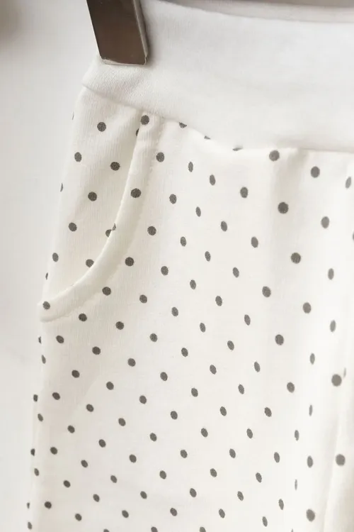 Kız Bebek Tavşan Nakışlı Sweatshirt Pantolon 2  li Alt Üst Bebek Takımı 3 Ay - 18 Ay