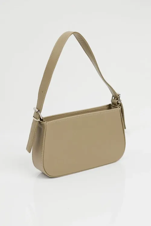 010172 Düz Baget Omuz Çantası - Çağla