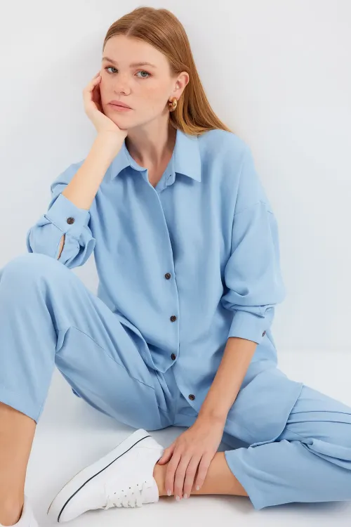 6622 Keten İkili Takım - Mavi