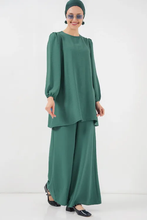 Ayrobin Tunik Pantolon Alt Üst Takım 6712 - Mint