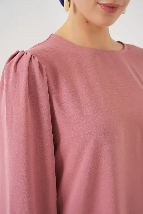 Ayrobin Tunik Pantolon Alt Üst Takım 6712 - Pembe