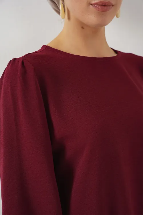 Ayrobin Tunik Pantolon Alt Üst Takım 6712 - Y.Bordo