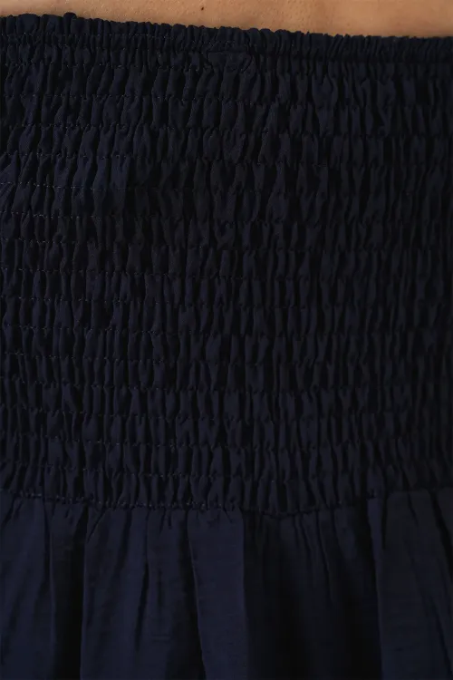 Kadın Askılı Ayrobin Elbise 2565 - Lacivert