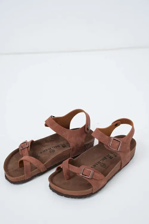 Kadın Ortopedik Terlik 010186 - Taba