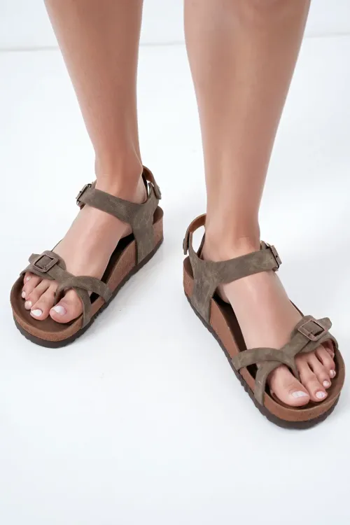 Kadın Ortopedik Terlik 010186 - Vizon