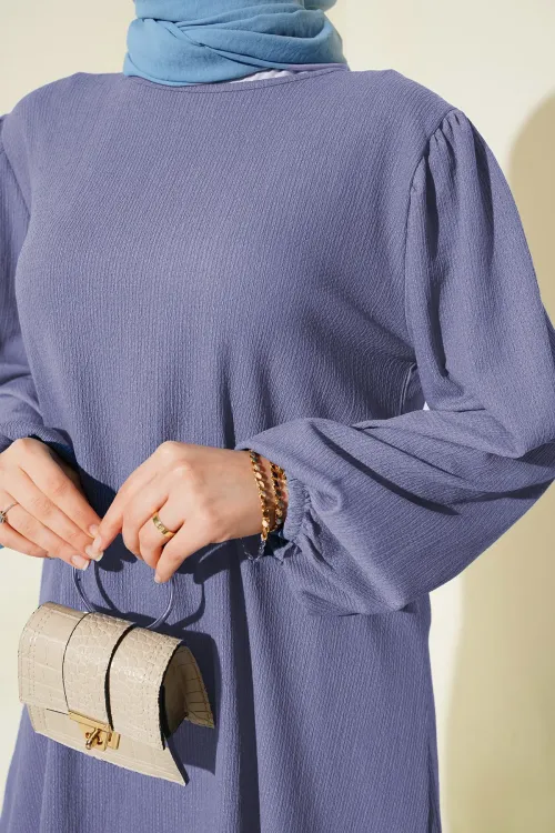 Kadın Tunik Pantolon Alt Üst Takım 6663 - Lila