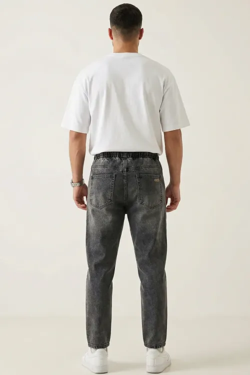 Erkek Rahat Kesim Baggy Jean Pantolon 30073 - Antrasit