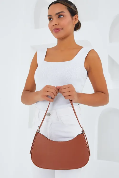 Kadın Taba Düz Baget Çanta 010167