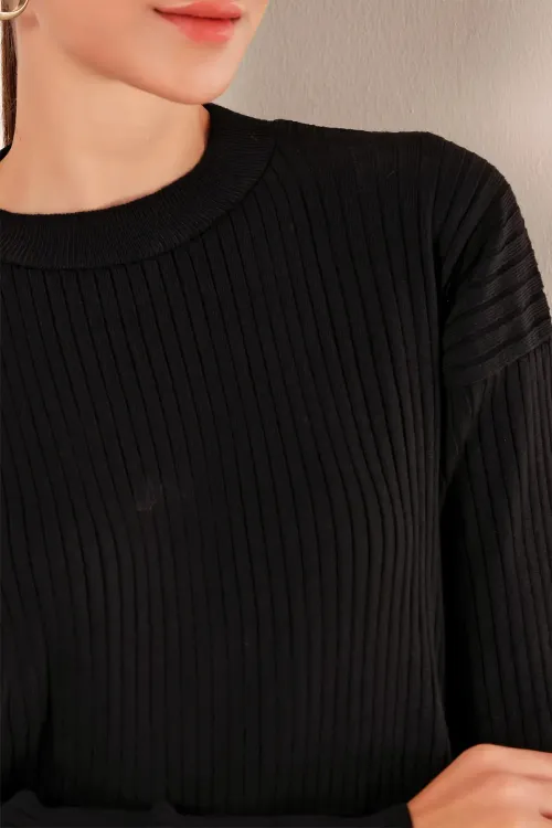 15826 Fitilli İkili Takım - Siyah