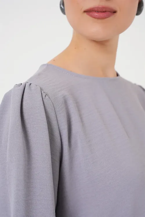 Ayrobin Tunik Pantolon Alt Üst Takım 6712 - Gri