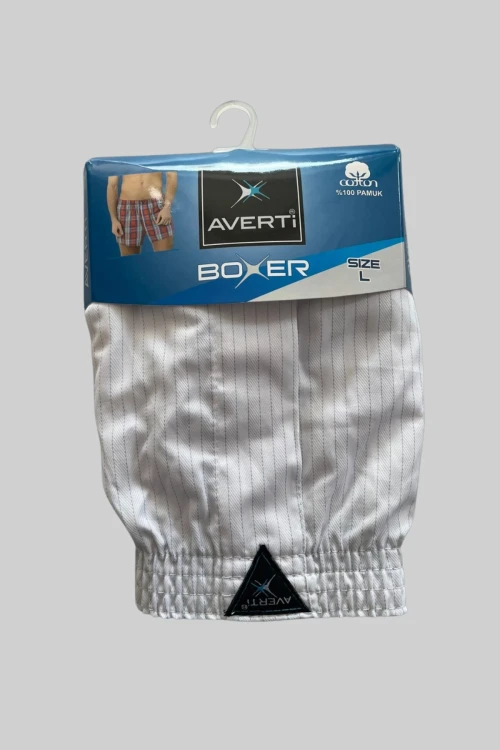 Erkek 10Lu Gömlek Desen %100 Pamuk Poplin Boxer HZL25S-AV01