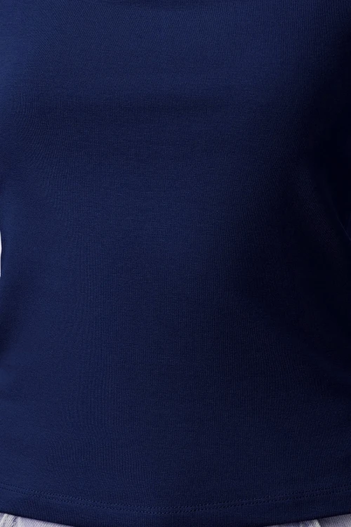 Kadın Lacivert İp Askılı Örme Body Bluz HZL24S-ZK11001