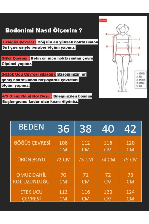Kadın Mavi Çift Cepli Önden Düğmeli Jean Ceket HZL25S-BD106941