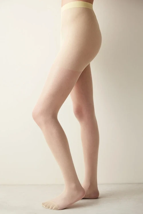 Penti 6lı Paket GLORY FİT 20 den Canlı Sarı Külotlu Çorap Renk No:199 HZL25-PNTG