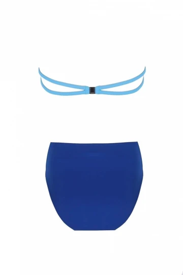 ZEKİ Kadın Boyundan Bağlamalı Aksesuar Detaylı Üçgen Bikini Takımı HZL23S-ZK117601