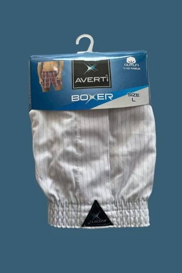 Erkek Gömlek Desenli 10lu Paket %100 Pamuk Poplin Boxer HZL24S-AV150051