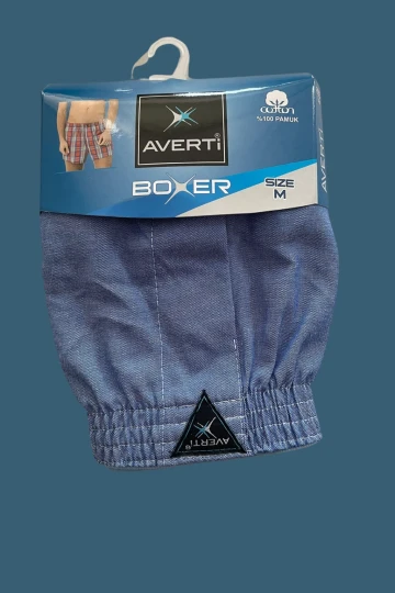 Erkek Gömlek Desenli 10lu Paket %100 Pamuk Poplin Boxer HZL24S-AV150051