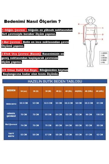 Kadın Lacivert Sabit Askılı Ve Kaplı Taytlı Tankini HZL24S-AR1803