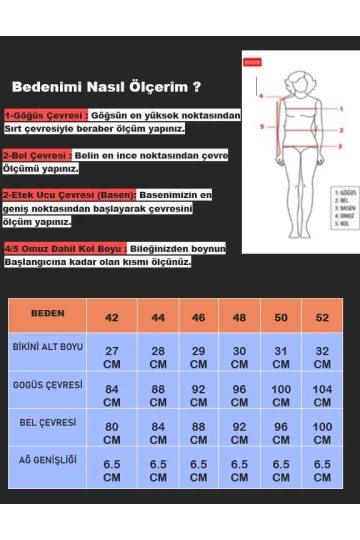 Kadın Beyaz Zincir Desenli Büyük Beden Astarlı Siyah Bikini Takım HZL25S-LC3303