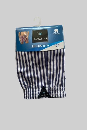 Erkek 6Lı Gömlek Desen %100 Pamuk Poplin Boxer HZL25S-AV01