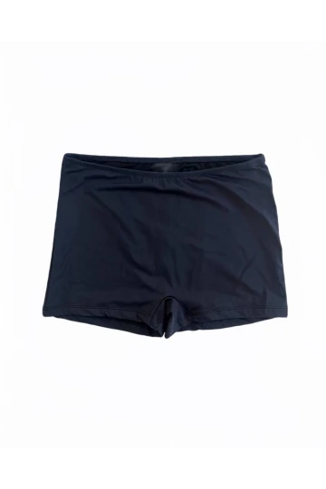Kadın Lacivert Beyaz Desenli Şortlu Tankini HZL25S-AR1801