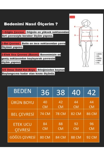 Kadın Mavi Kemer Detaylı Madonna Yaka Bluz HZL25S-FRY123161