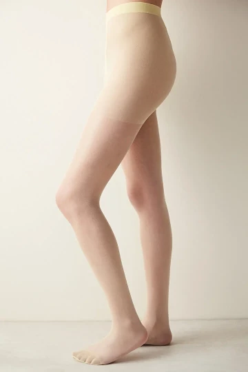 Penti 6lı Paket GLORY FİT 20 den Canlı Sarı Külotlu Çorap Renk No:199 HZL25-PNTG